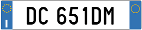 Truck License Plate